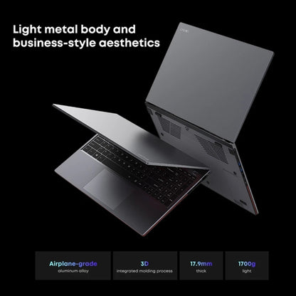 CHUWI GemiBook X Laptop, 15.6 inch, 4GB+128GB, Windows 10 Home, Intel Celeron N5095 Quad Core 2.0GHz-2.9GHz, Support Dual Band WiFi / Bluetooth / RJ45 / HDMI(Dark Gray) - CHUWI by CHUWI | Online Shopping UK | buy2fix