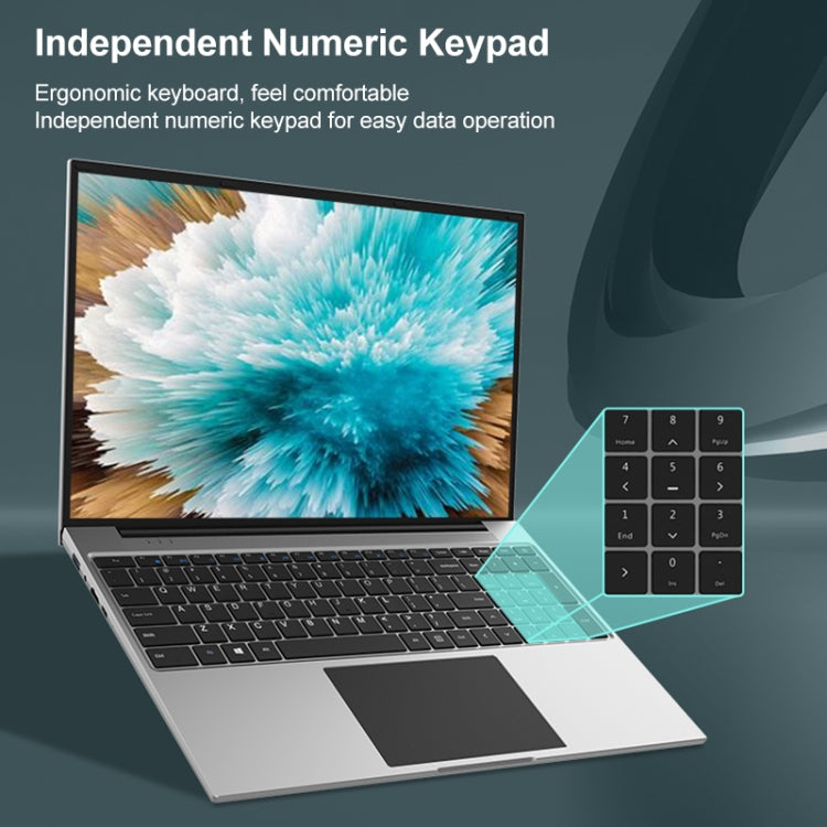 Jumper EZbook S5 Max Laptop, 16.0  inch, 16GB+512GB, Windows 11 Intel Jasper Lake N5095 Quad Core, Support TF Card & Bluetooth & WiFi & HDMI - Jumper by jumper | Online Shopping UK | buy2fix