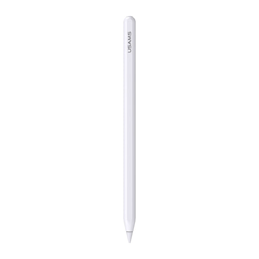 USAMS US-ZB254 Magnetic Wireless Charging Capacitive Stylus Pen (White) - Pencil Accessories by USAMS | Online Shopping UK | buy2fix