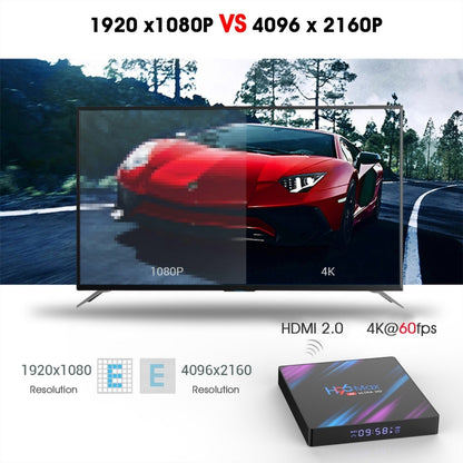 H96 Max-3318 4K Ultra HD Android TV Box with Remote Controller, Android 9.0, RK3318 Quad-Core 64bit Cortex-A53, WiFi 2.4G/5G, Bluetooth 4.0, 4GB+32GB - Consumer Electronics by buy2fix | Online Shopping UK | buy2fix