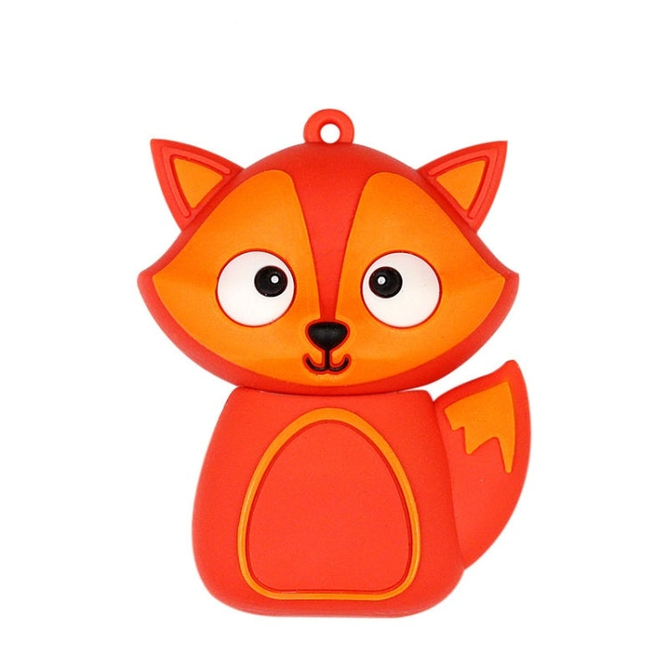 MicroDrive 64GB USB 2.0 Creative Cute Fox U Disk - USB Flash Drives by MicroDrive | Online Shopping UK | buy2fix