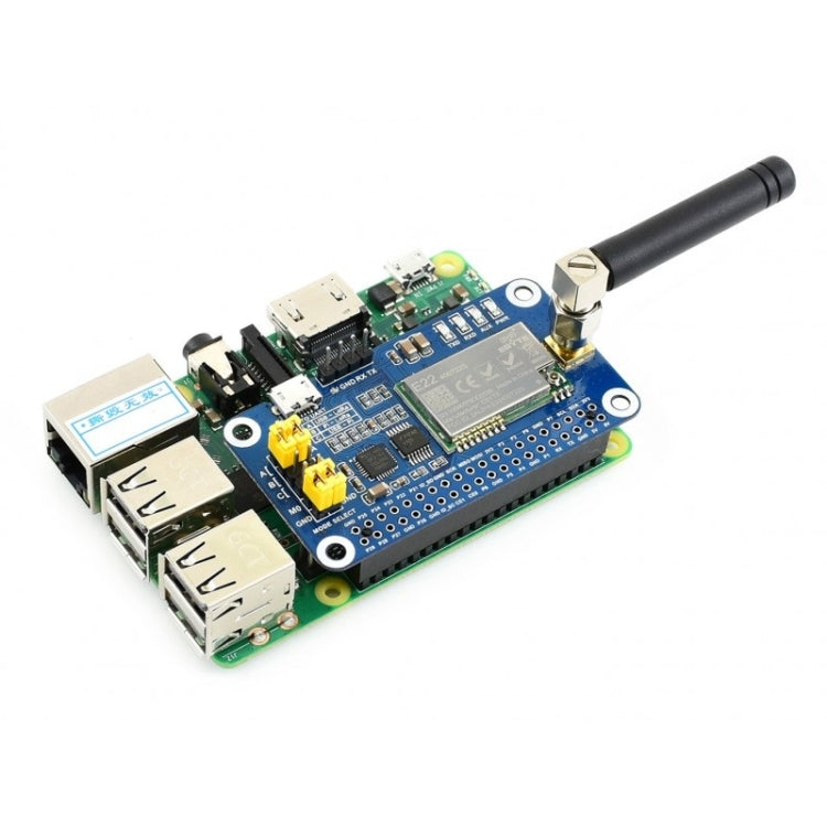 Waveshare SX1268 LoRa HAT 470MHz Frequency Band for Raspberry Pi, Applicable for China - Mini PC Accessories by Waveshare | Online Shopping UK | buy2fix